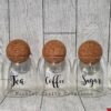 Contempory glass jars 500ml or 800ml - Image 4